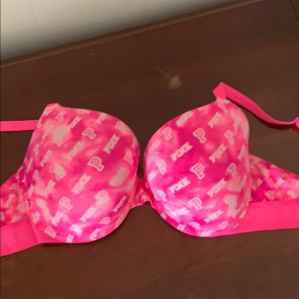Pink bra
